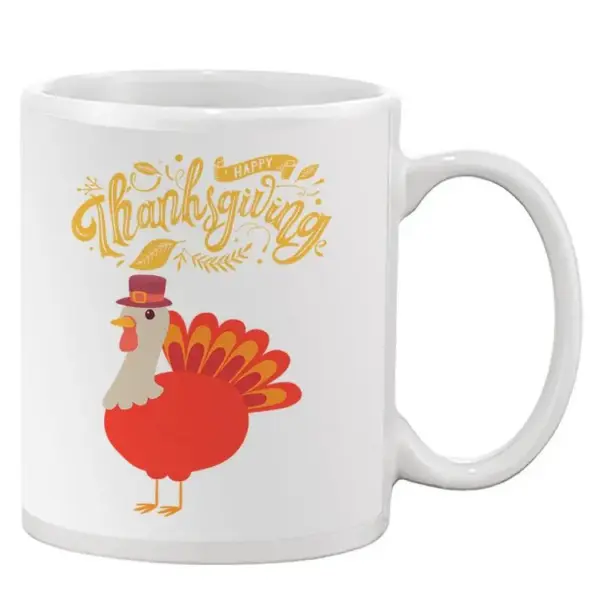 Thanksgiving Turkey Mug -SPIdeals Designs