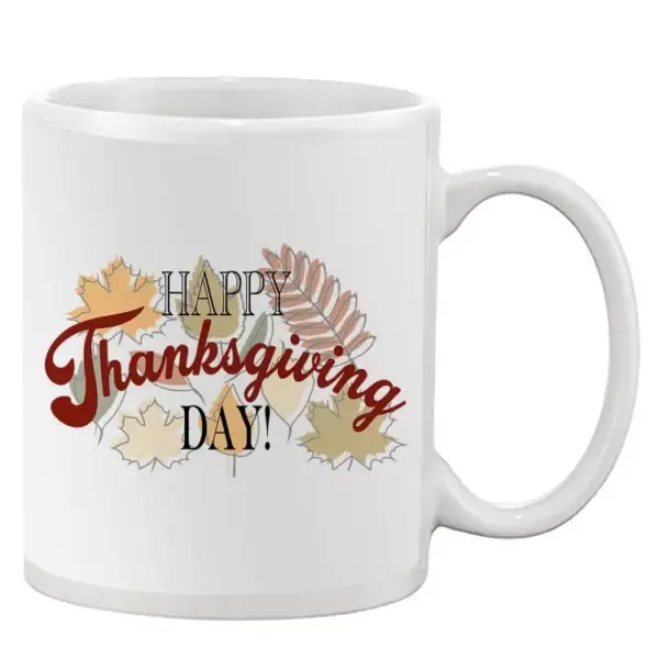 Happy Thanksgiving Day! Mug -SPIdeals Designs