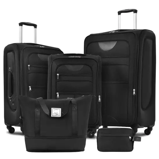Softside Luggage Expandable 3 Piece Set